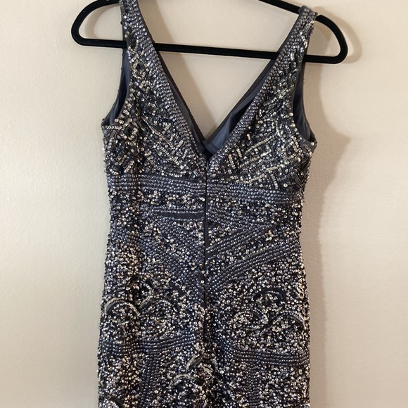 Aidan Mattox beaded and sequin Gown - Picture 5 of 10